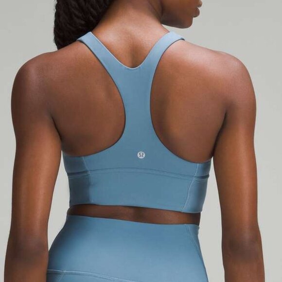 Lululemon Wunder Train Longline Bra *Medium Support, C/D Cup - 8 Utility Blue - Picture 2 of 6